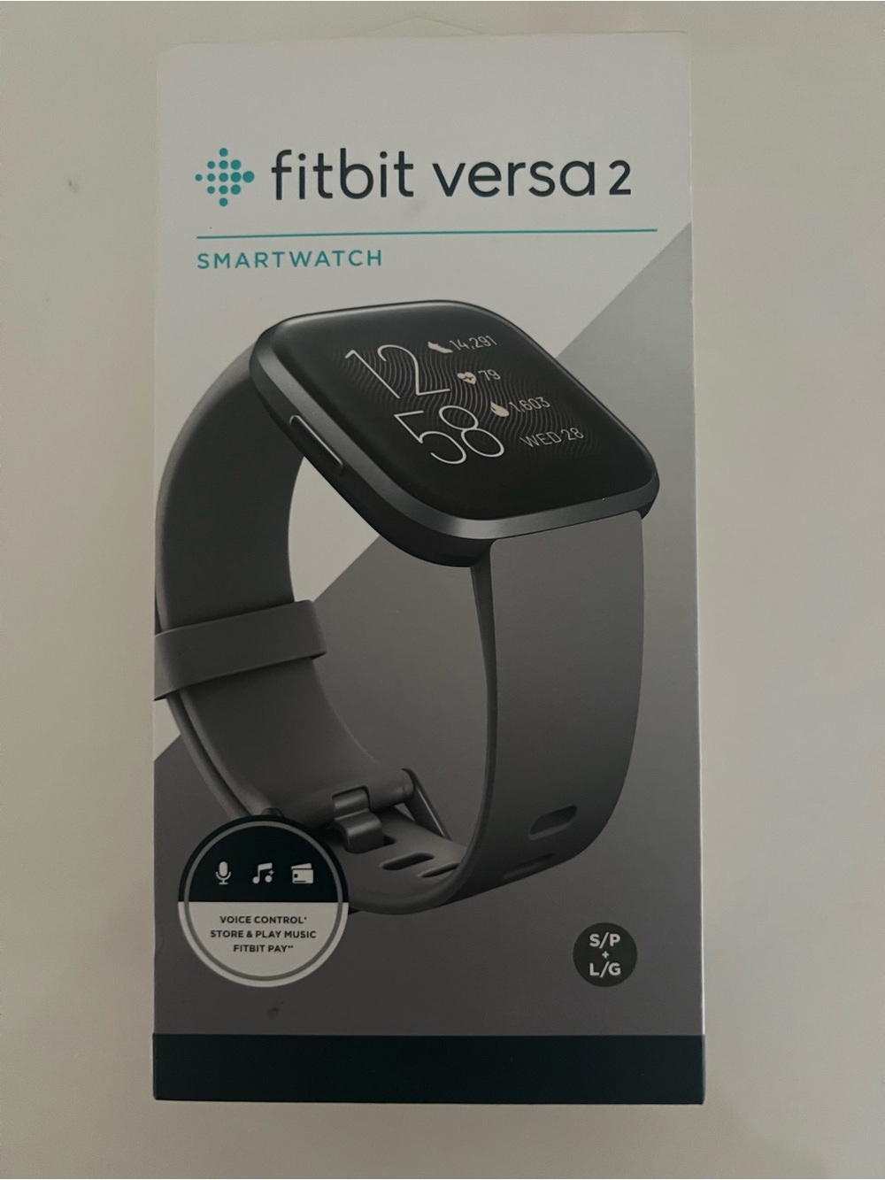 fitbit Versa 2 Smartwatch - Charcoal Gray